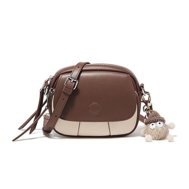 

FOXER Women s Crossbody Bag Split Leather 2026 New Shoulder Bag Purse Female Fashion Cellphone Bag with Accessories