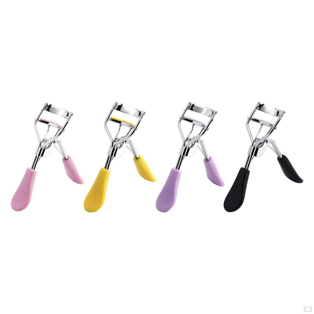 Eyelash Curler Portable Durable Lashes Tools for Girls Beginners Lady Pink