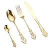 Luxury Spoon and Fork Set Stainless Steel Gold Cutlery Set Food Grade Upscale Royal Tableware European Steak Knife Kitchen Items