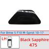 Auto Parts Headlamp Washer Nozzle Spray Cover Cap For BMW 5 Series M-Sport F10 F11 2010-2017 Painted#51118048679 51118048680