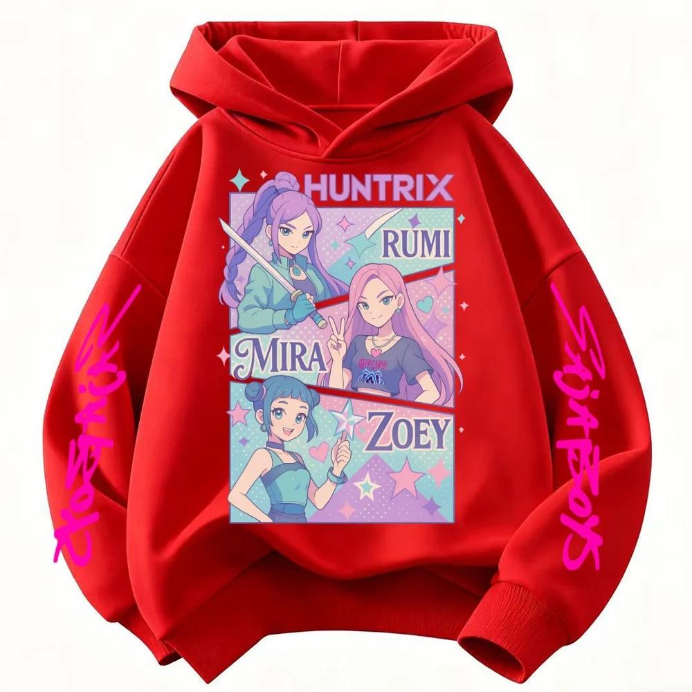 KPop Devil Hunter Hoodie Children's Clothing Princess Girls' Clothing Fashion Boys' Clothing Spring and Autumn Sports Shirt Children's Top