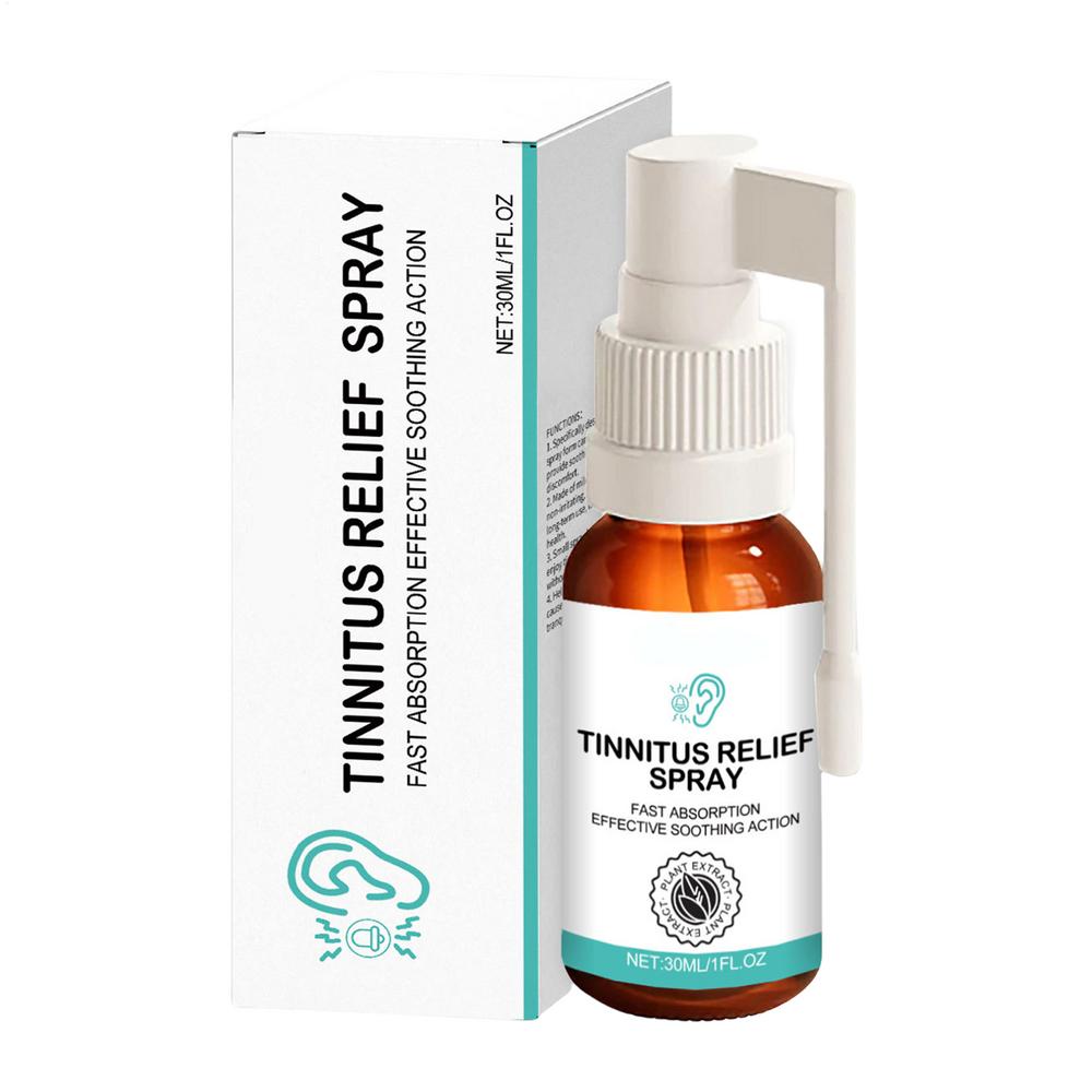 New 30ml Tinnitus Relief Portable Ear Spray Clear Tinnitus Effective Ringing in The Ear Relief Ear Wax Removal Spray Tinnitus