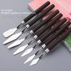 1Set Stainless Steel Oil Painting Scraper Set Oil Painting Mixing Scraper Art Drawing Supplies Artist Drawing Palette Knives