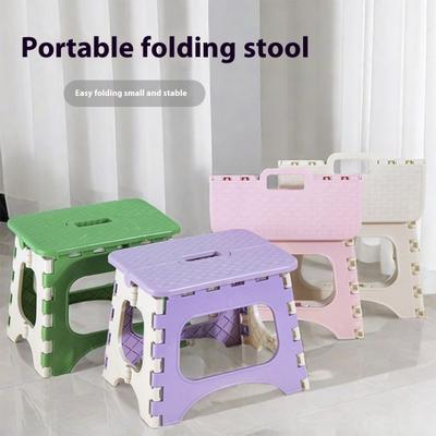 Faltbarer Outdoor-Hocker mit Griff, tragbar, leicht, hochbelastbar, Camping, Jagd