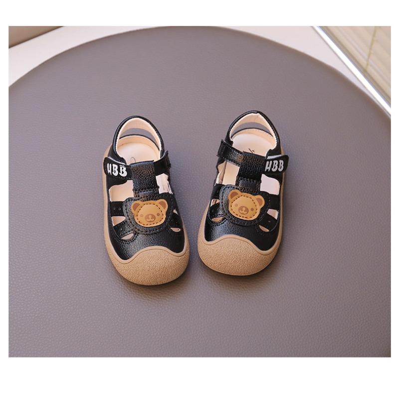 Baotou anti-kick baby sandals summer new soft-soled non-slip baby toddler shoes Korean version of boys beach shoes