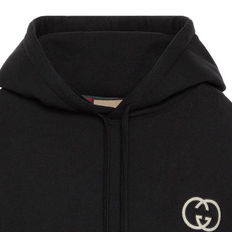 Gucci Sweatshirts Women's Black Hooded Moderate Regular 753595-XJFV9-1043