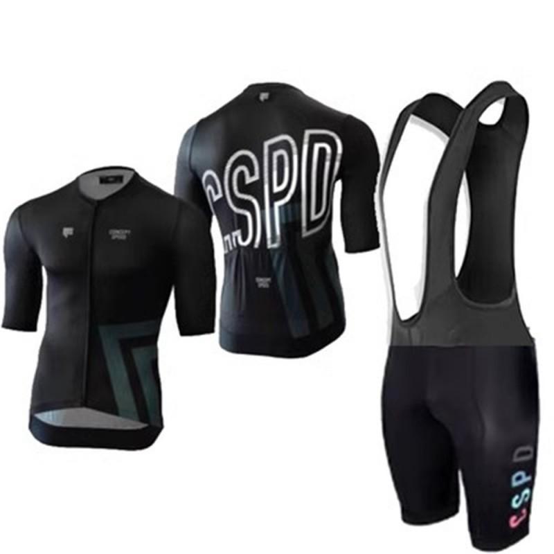 CSPD Outdoor Riding Suit Road Mountain Biking Short-sleeved Suspenders