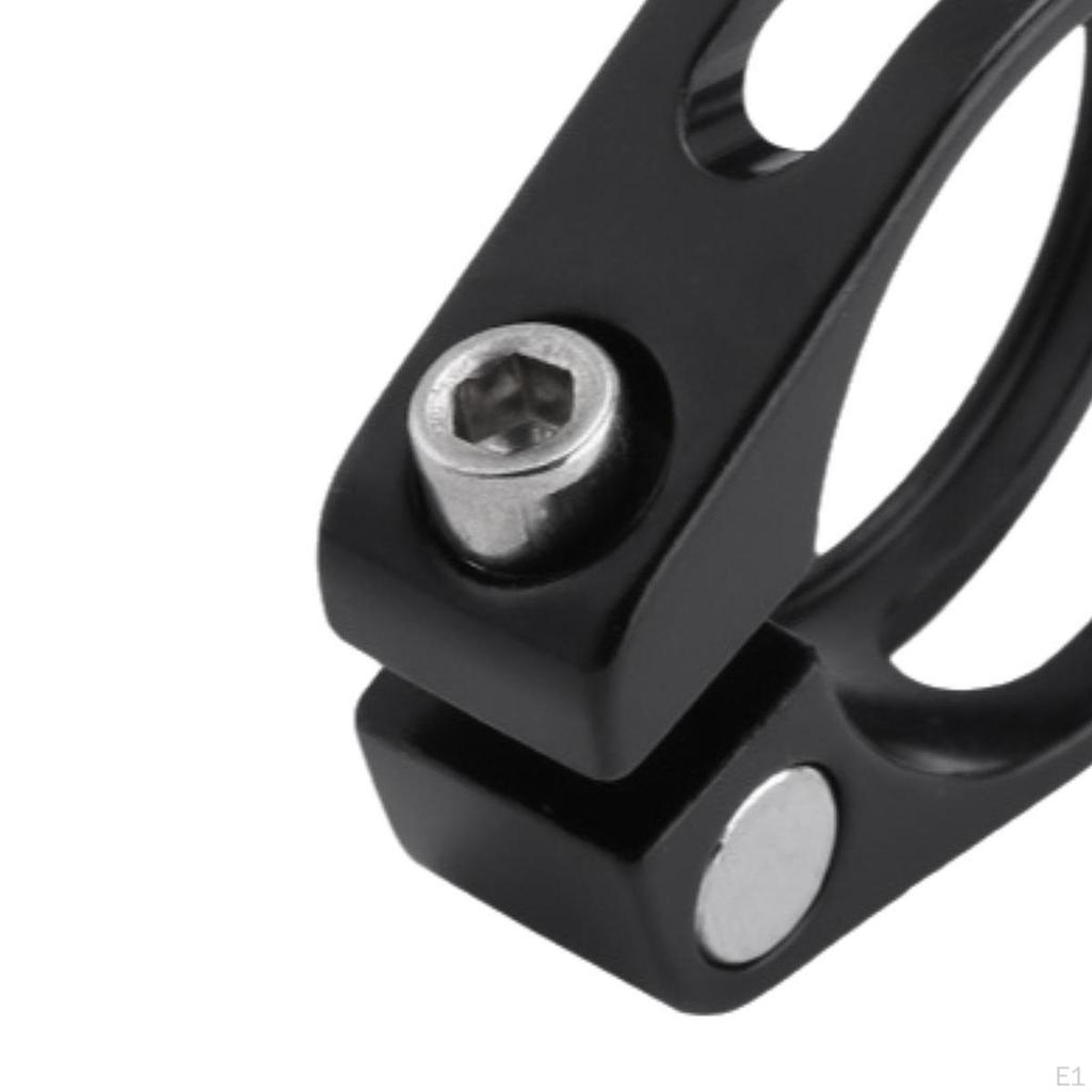 Seat Post Clamp, Easy Installation for Accessories Track DH Folding Bikes, Lightweight