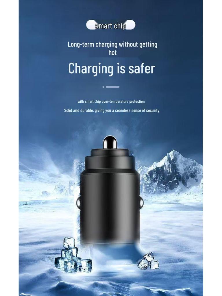 Super Fast Car Charger with 16-Port Cigarette Lighter Adapter for Huawei, Xiaomi, and Apple Devices