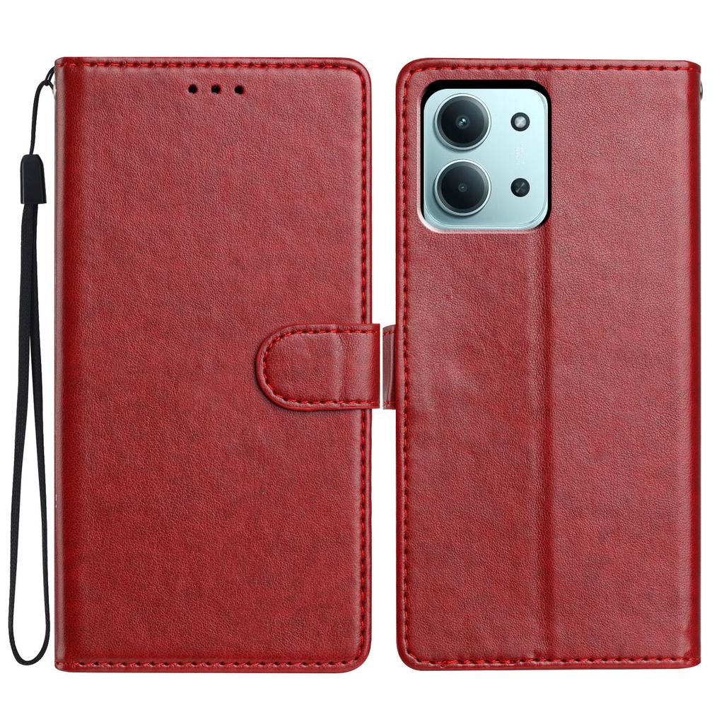 For Xiaomi Redmi 15C 5G (EU) (173mm)/15C 4G (EU) (173mm) Leather Case Wallet Stand Phone Cover with Handy Strap