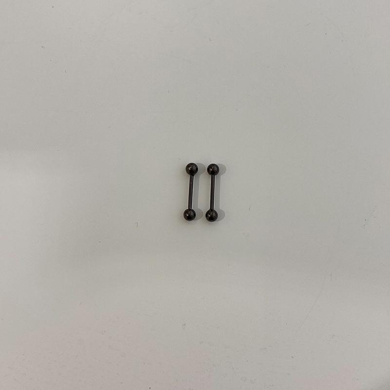 Personalized design sense s925 sterling silver earrings women's 2025 new trendy simple small and versatile retro Hong Kong style stud earrings