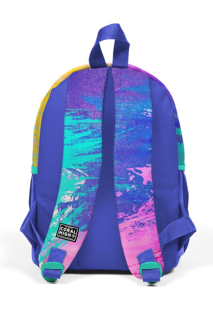 Batoh Tiny Nest s barevným airbrush vzorem a dvěma přihrádkami 23538