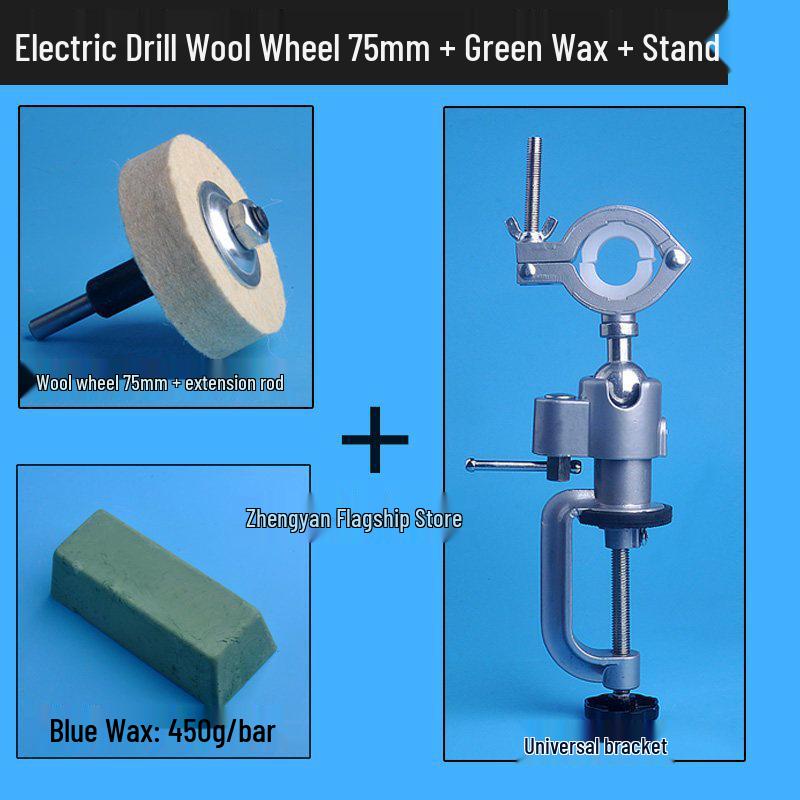 Electric Drill Wool Polishing Wheel for Bench Grinder and Metal Mirror Finishing