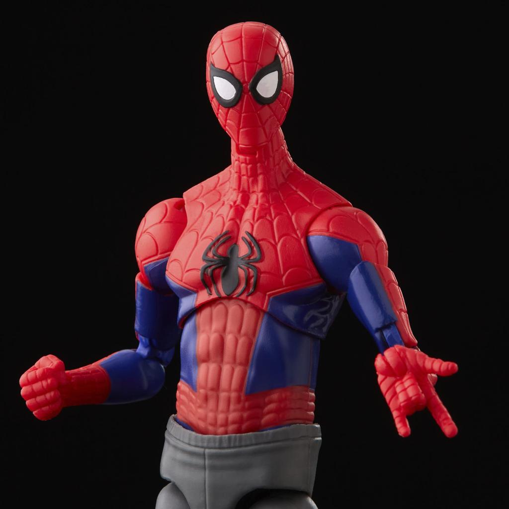 Across the Marvel Legends Action Parker Spider-Man Spider-Verse 6-inch Figure/Peter B.