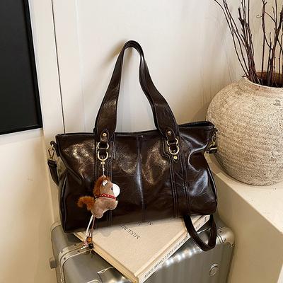 Borsa a Spalla da Pendolare da Donna Elegante ad Alta Capacità Borsa a Mano di Lusso Borsa Tote