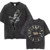 Gewaschenes Vintage My Chemical Romance The Black Parade Album Grafik T-Shirt Herren Damen Punk Emo Rock Übergroße T-Shirts Streetwear