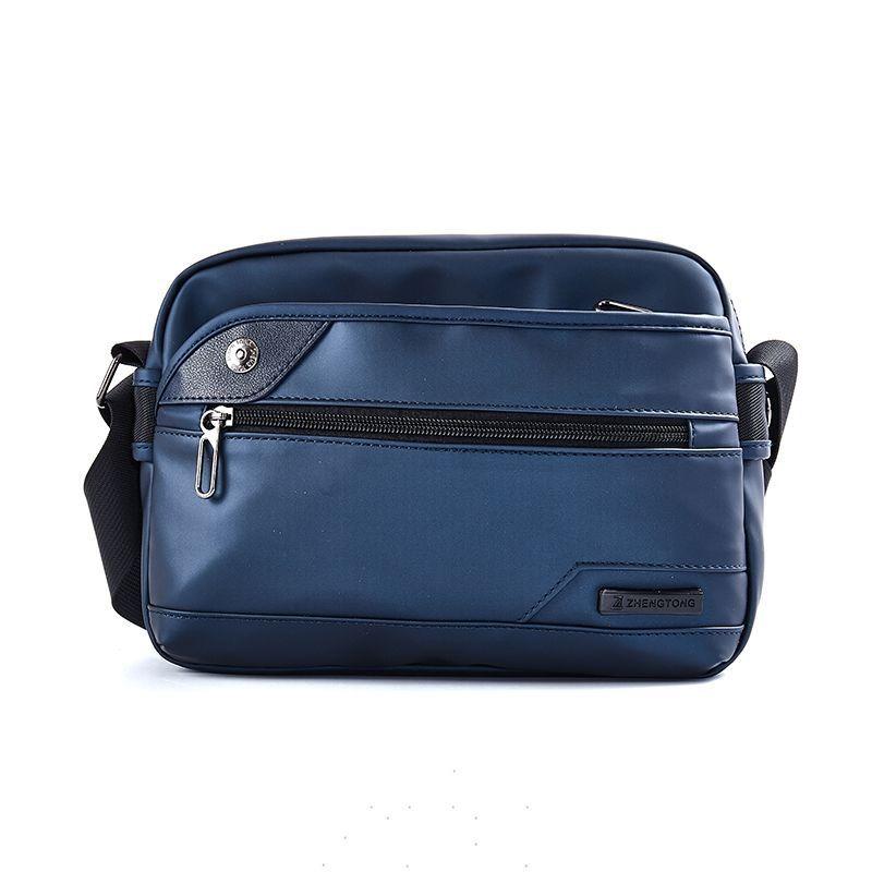 Simple Business Oxford Cloth Men's Messenger Bag Daily Commute Large Capacity Waterproof Wear-resistant Messenger Bag Men