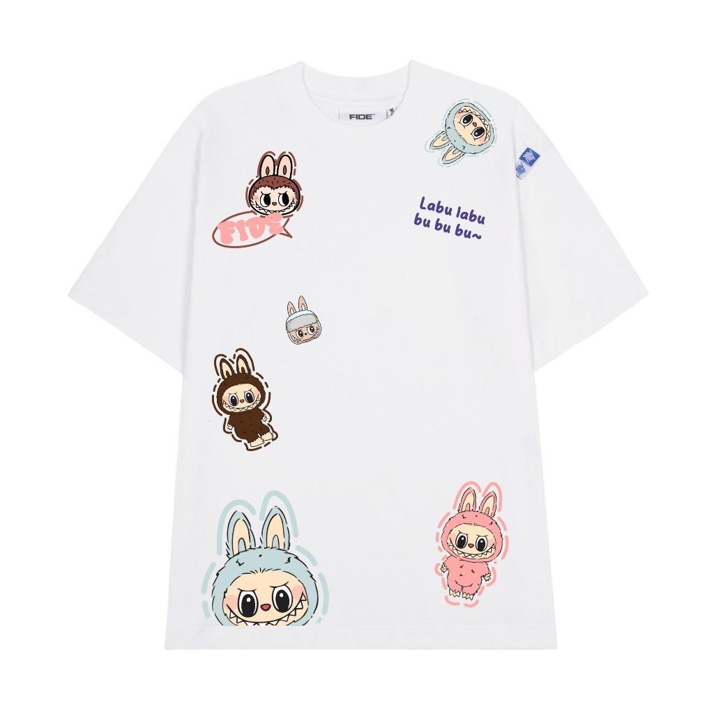 LABUBU printed T-shirt short-sleeved unisex breathable all-match loose top