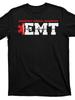Emergency-Service-Heartbeat-Paramedic-Medical Pattern -100% Cotton Summer Casual Short Sleeve O