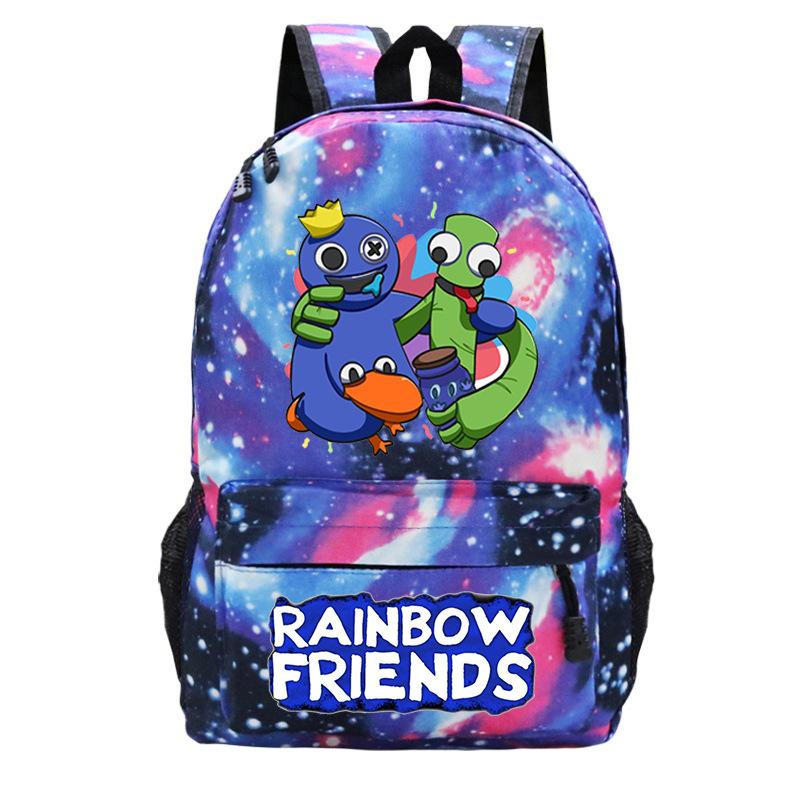 Game merchandise Cartoon print Junior high school student High school bag Outdoor leisure travel Backpack