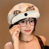 Y2k Painter Berets Vintage Beanie Cap Cute Cat Ears Beret  Streetwear
