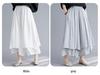 2025 Summer Women's Artistic Cotton Linen Wide-Leg Silk Cropped Pants