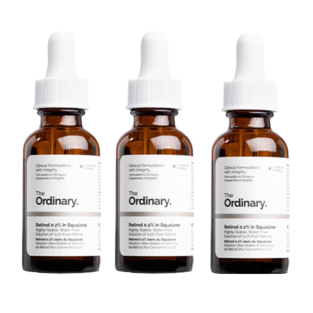 THE ORDINARY Retinol 0.2% In Squalane 30ml,  Retinol 0.5% In Squalane 30ml,  Retinol 1% In Squalane 30ml  (10 Options)