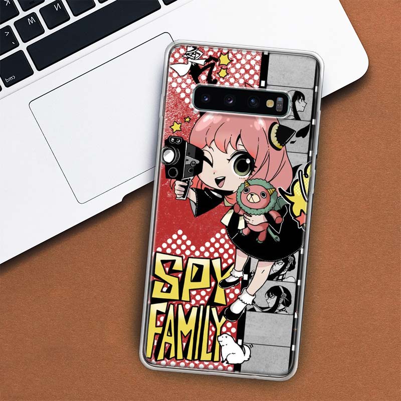 SPY×FAMILY Anya Baby Phone Case For Samsung Galaxy S10 Plus S20 FE S21 S22 Ultra S10E S9 S8 + S6 S7 Edge Lite Shell Coque