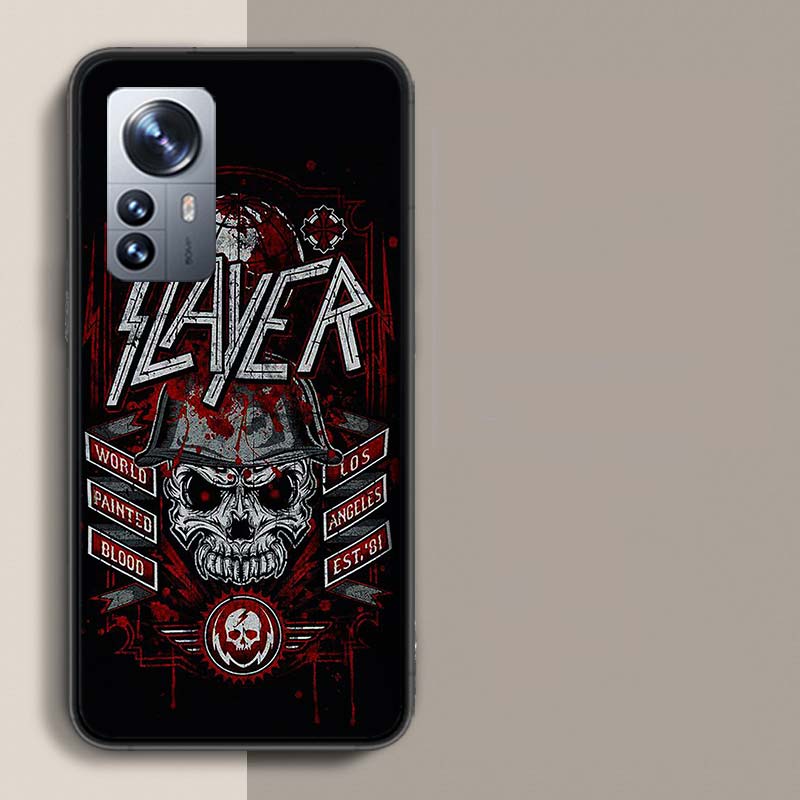 Slayer Heavy Metal Rock Band Phone Case For Xiaomi Mi 13 12T Poco F7 Pro 14 Ultra 15 Pro 12X 12 9 8 Lite 5G 11T 11i 10 10T Pr