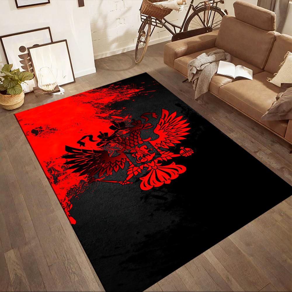 Russian Coat Of Arms Square rugs are a great choice for living rooms, bedrooms, home décor, and as gifts.