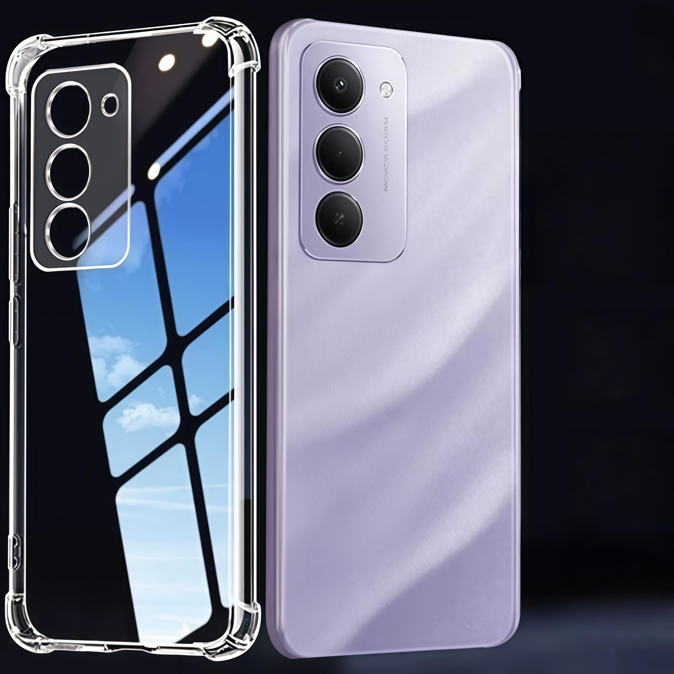 Прозрачный, не желтеющий, противоударный чехол из ТПУ для Redmi 15 / 13 - Прозрачный Redmi 13 прозрачный