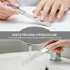 Stainless Steel Diamond Grit Nail File Durable Hypoallergenic For Finger And Toe Nails For Hard And Thick Nails