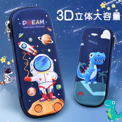 3D Astronaut Pencil Case Stationery Case for Primary School Students, Men and Women, Large-capacity Cartoon Space Pencil Case