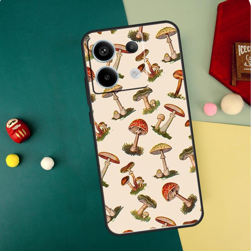 Mushroom Forest Case For Xiaomi Redmi Note 13 14 12 11 10 15 Pro Plus Redmi 13 15 14C 13C 15C 10C 12C Funda