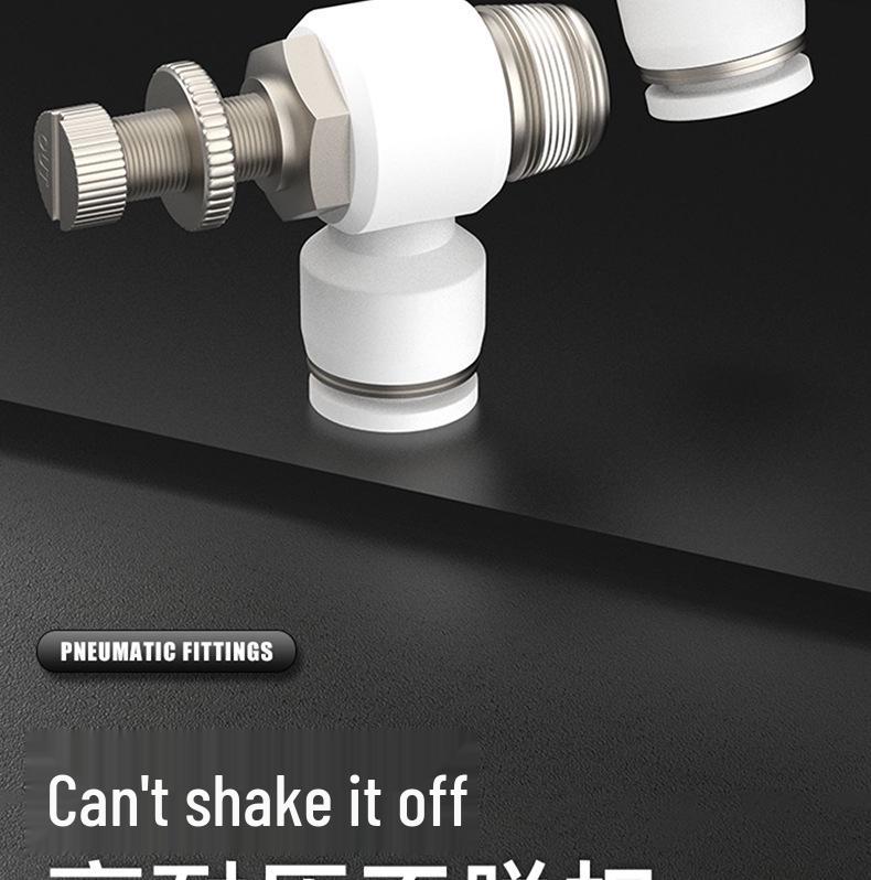 Pneumatyczny regulowany zawór dławiący serii SL (4/6/8/10/12) dla złącza rurki pneumatycznej i cylindra