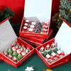 Christmas Candle Set Old Man Tree Snowman Carnival Romantic Ornament Candlelight Dinner Christmas Painted Small Candlelight Lamp