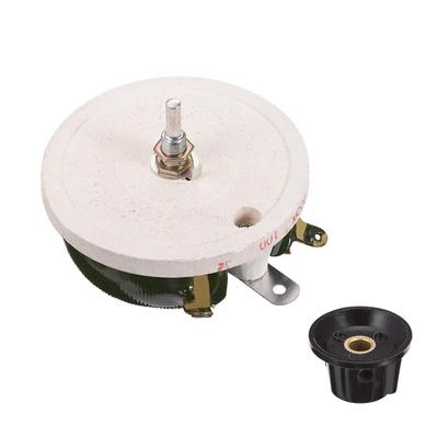 Uxcell Wirewound Ceramic Potentiometer, 200W 100R Ohm Wirewound Ceramic Potentiometer, Variable Rheostat Resistor with Knob