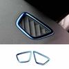 2018-22 For BMW 5 Series G30 Dashboard Side Outlet Vent Blue Titanium Cover Trim