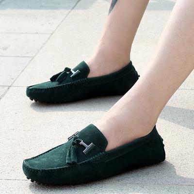 Mode Frühling Neue Mode Quasten Slipper Herren Wildleder Luxus Designer Schuhe Lässig Bequem Slipper Herren Mokassin Alleskönner Slipper