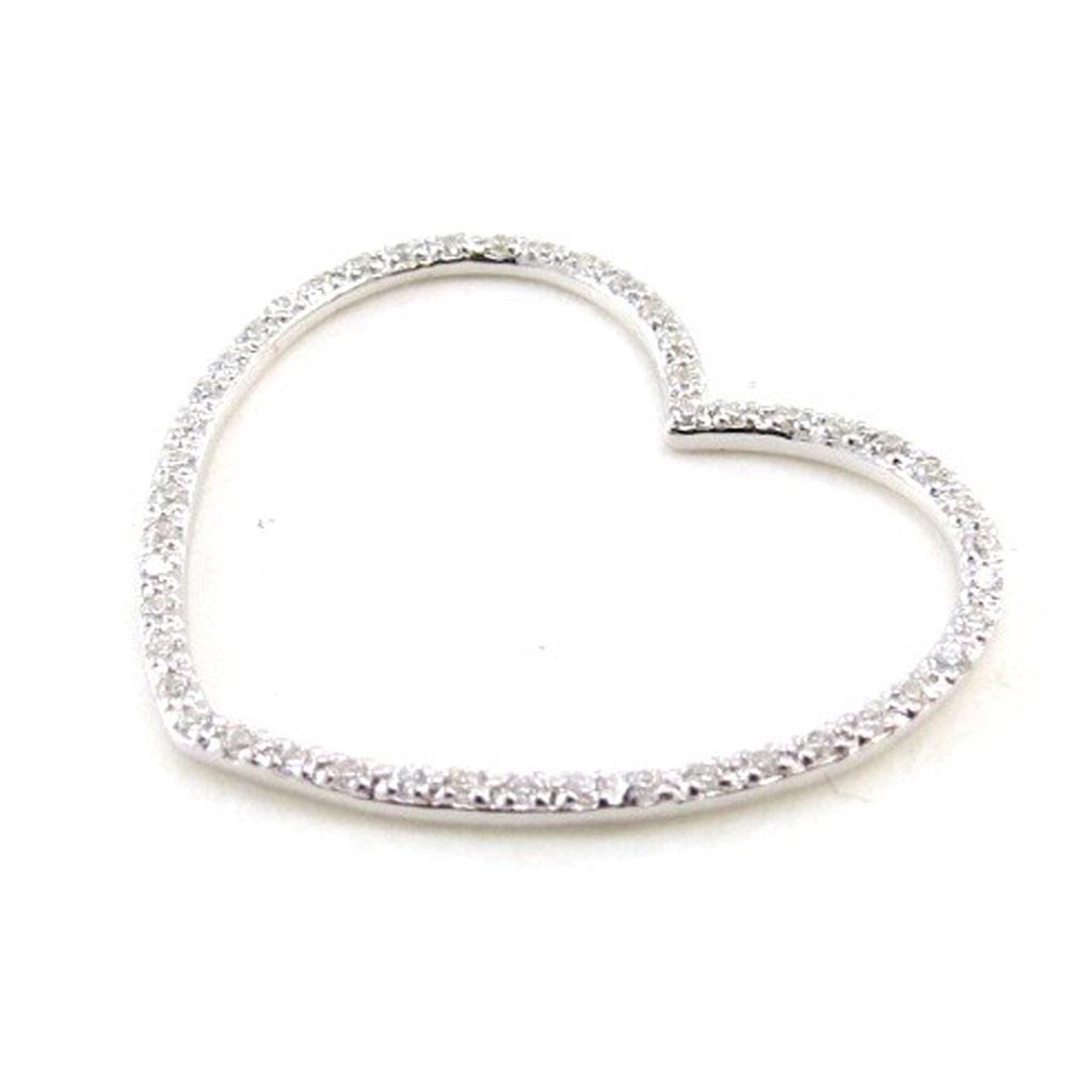 Les Trésors De Lily [I9764] - Silver Pendant 'Love Divine' Silver White - 28x23 Mm