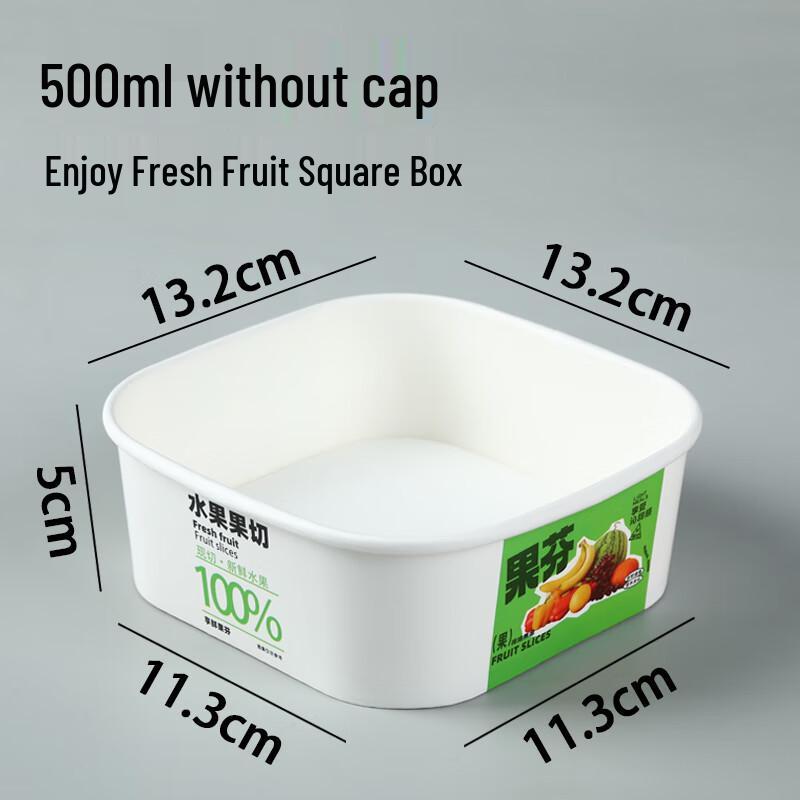 Yudu Disposable Square Fruit Container
