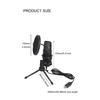 USB Microphone RGB Microfone Condensador Wire Gaming Mic for Podcast Recording Studio Streaming Laptop Desktop PC