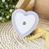 Heart-Shaped LED Night Automatic Sensor Light Bedroom Hallway Stairs Wall Lamp