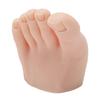 Tattoo Practice Fake Foot Model Medium Skin Color Nail Art Training Display Silicone Half Foot Model