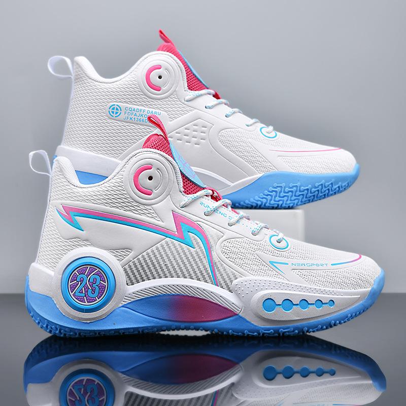 Übergröße Jungen Sommer 2025 neue Teenager ältere Kinder atmungsaktives Mesh Schüler Outdoor-Sport Basketballschuhe