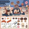 Children's Toy Coffee Machine with Sound, Light, Water Dispensing & Candy Dessert Cash Register