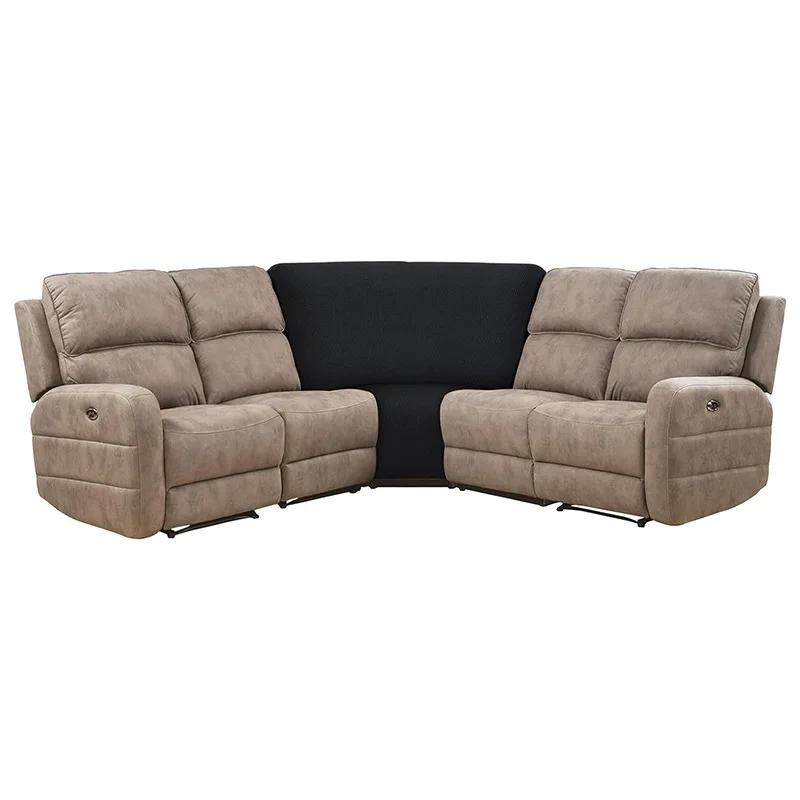Corner Sofa Cover Stretch Corner Couch Cover Furniture Protector for Living Room L Shape Slipcover Couch Additional Seat