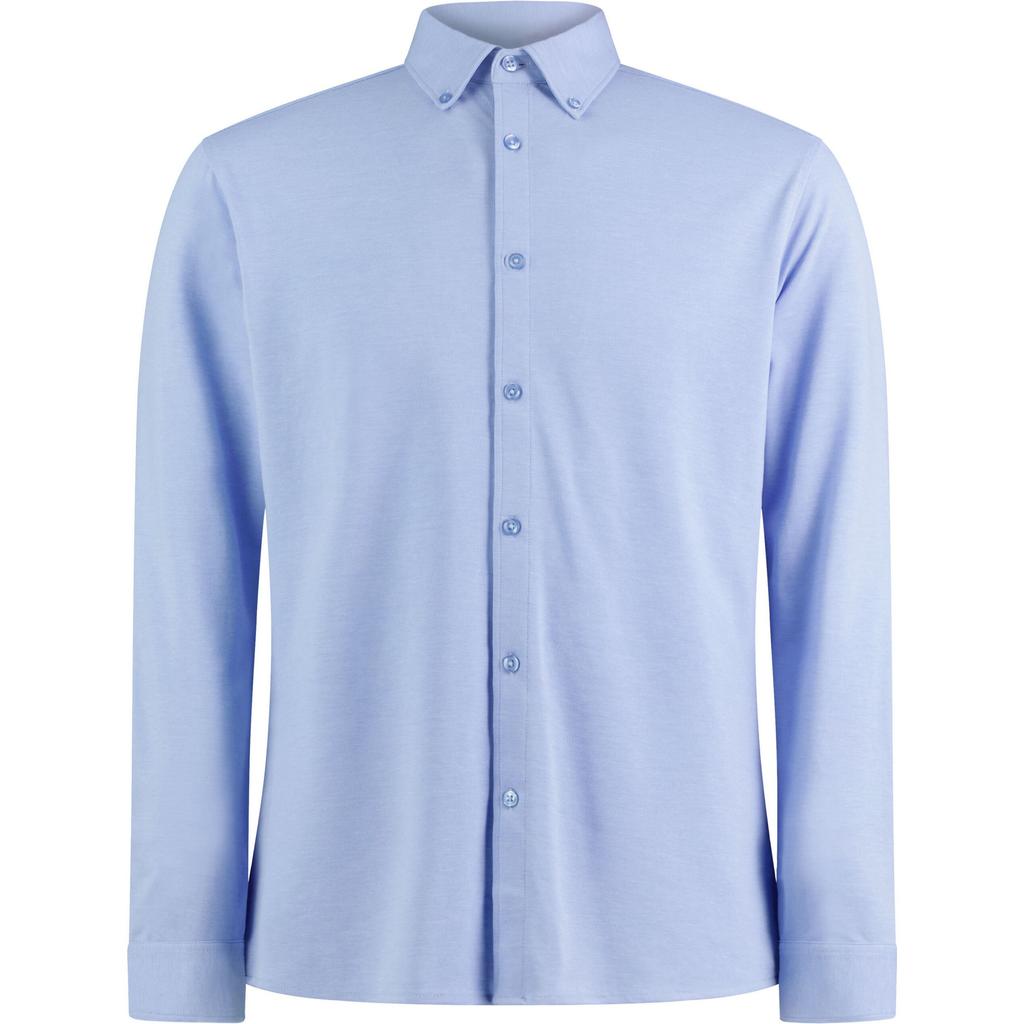 Kustom Kit Mens Superwash 60Â°C Tailored Long-Sleeved Shirt