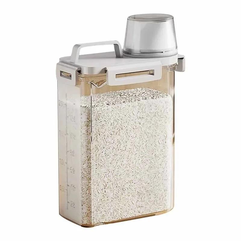 1.8L/2.5L/3L Reusable Laundry Detergent Dispenser Sealed Storage Container for Grain and Miscellaneous Grain Storage Tank
