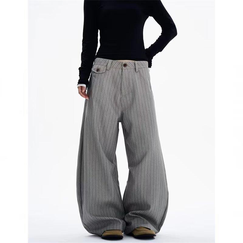 Striped Suit Casual Pants Men's Pendant Feeling Loose Trend New Old Money Style Versatile Design Casual Trousers